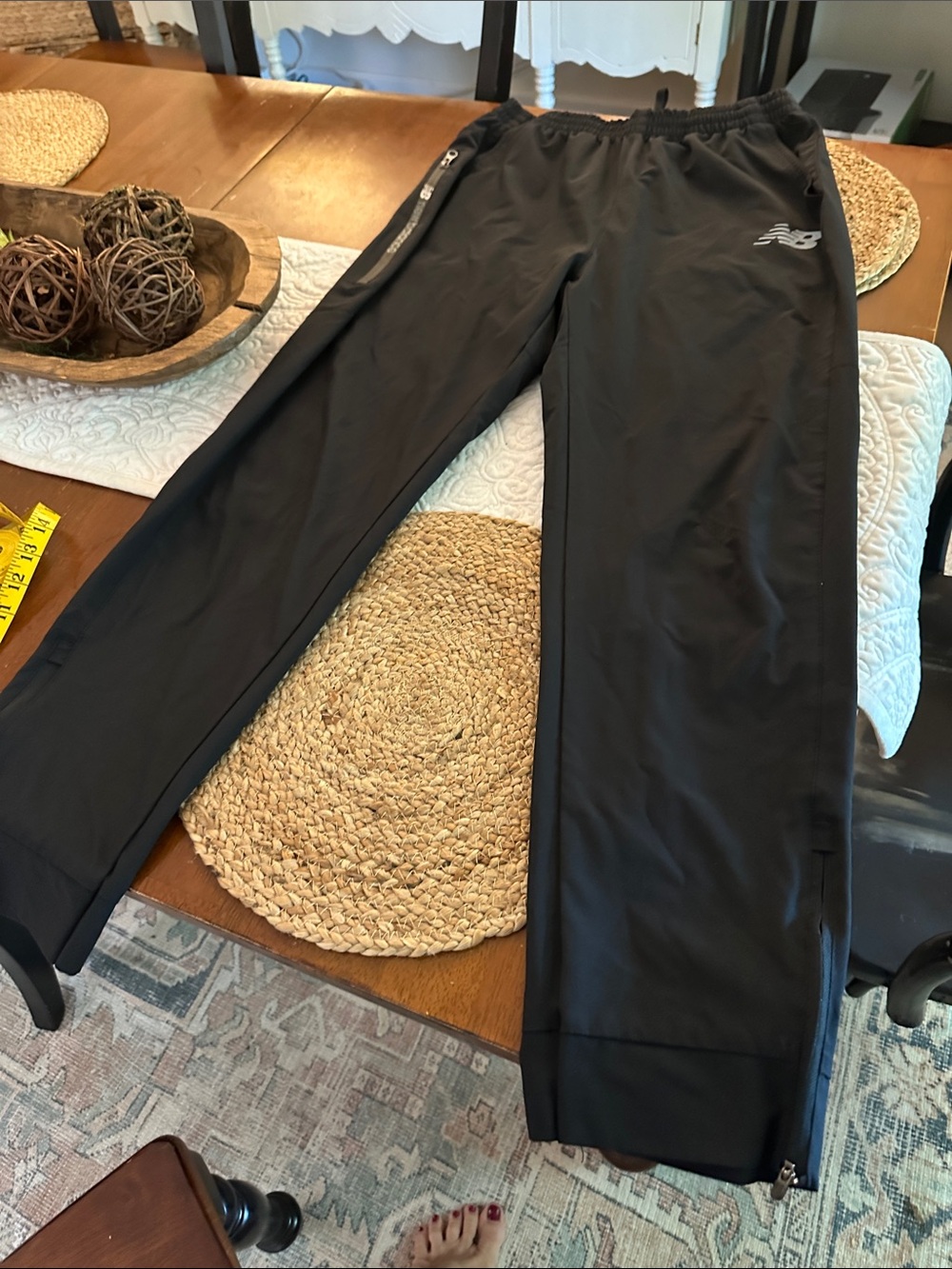 New Balance Black Performance Track Pants